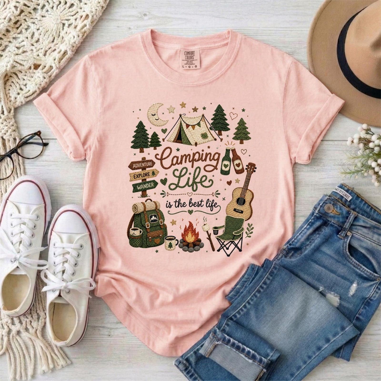 Outdoor Adventure Shirt Camping Life Shirt, Camping Shirt gallery