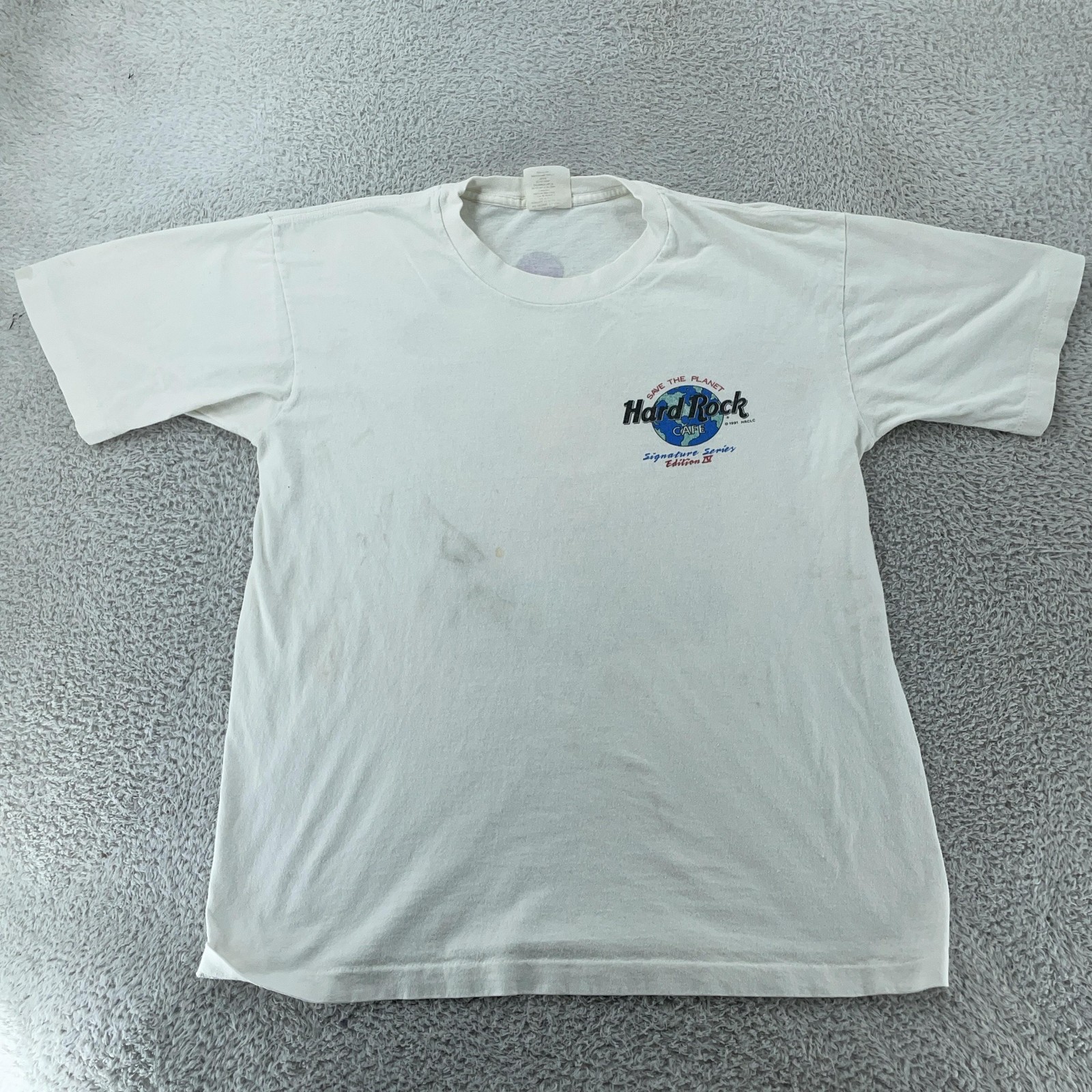 Vtg Hard Rock Cafe AIDS Awareness Shirt Large Signature Series IV Queen Innuendo gallery