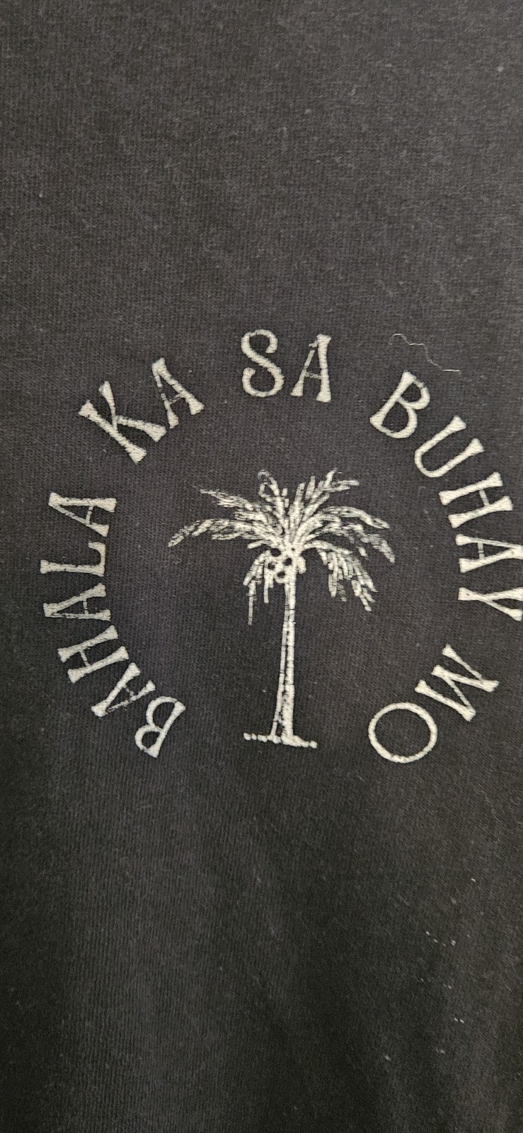 Filipino Bahala Ka Sa Buhay Mo Tshirt Black Cotton gallery