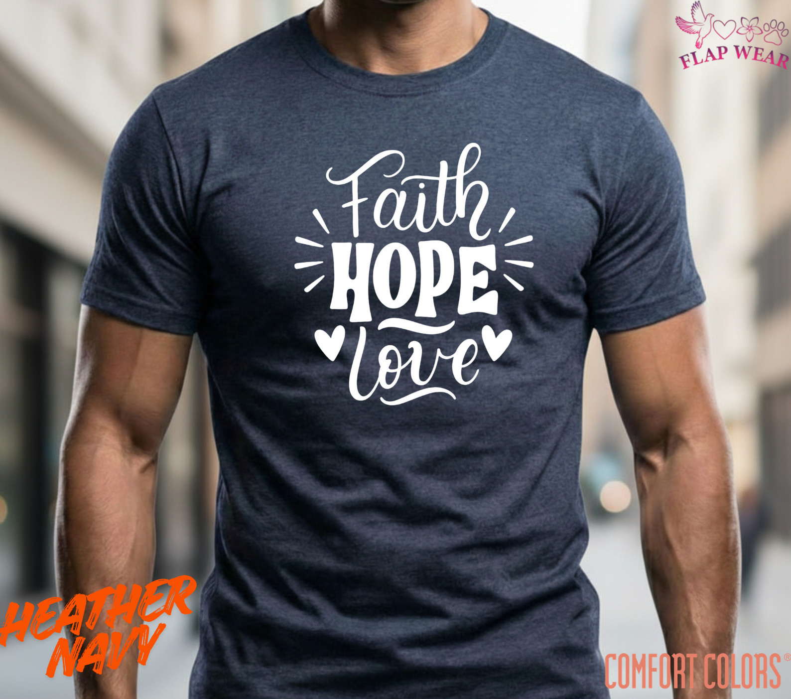 Unisex Retro Faith Hope T-Shirt, Men T shirt,Women T shirt Gift Religion Top gallery