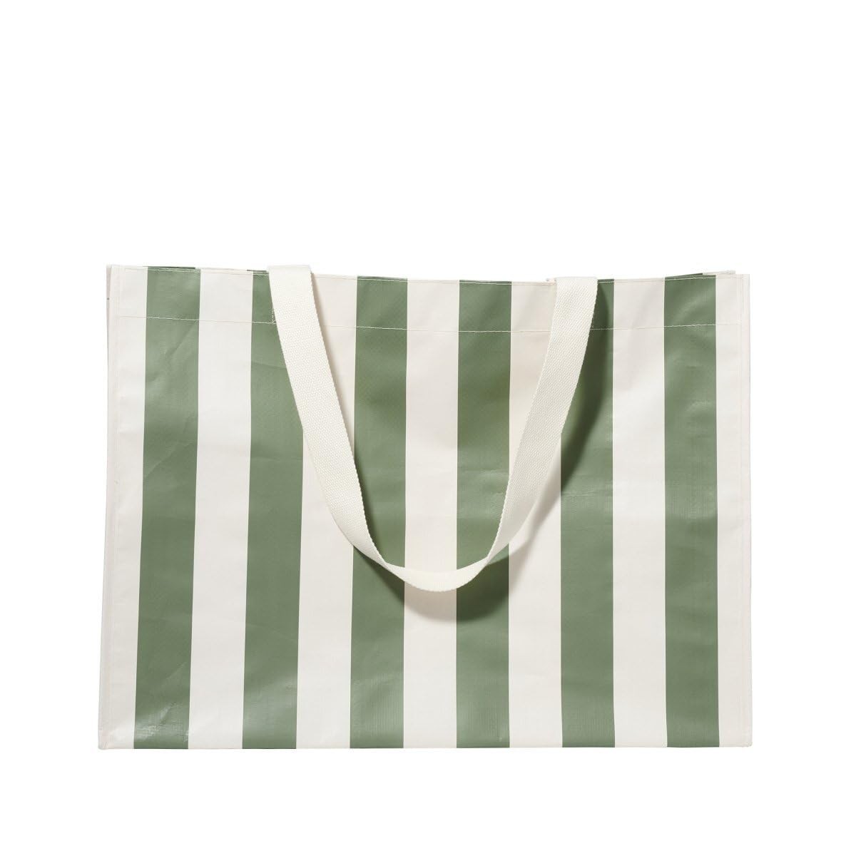 Carryall Beach Bag | The Vacay Olive Stripe gallery