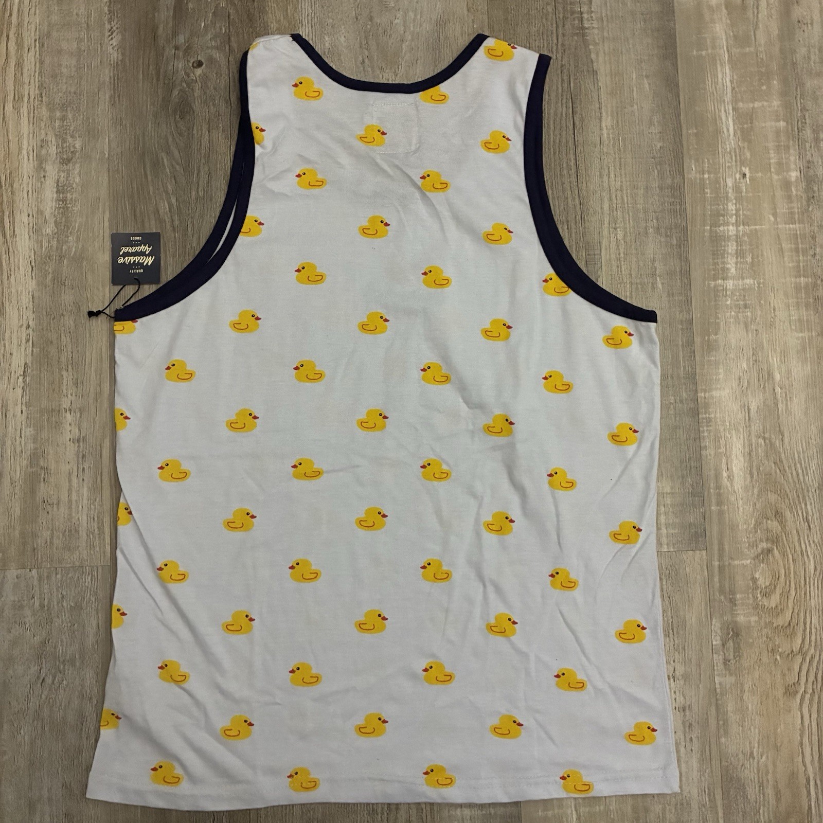 Massive Apparel Men's Graphic All Over Print Tank Top Medium Rubber Ducky gallery