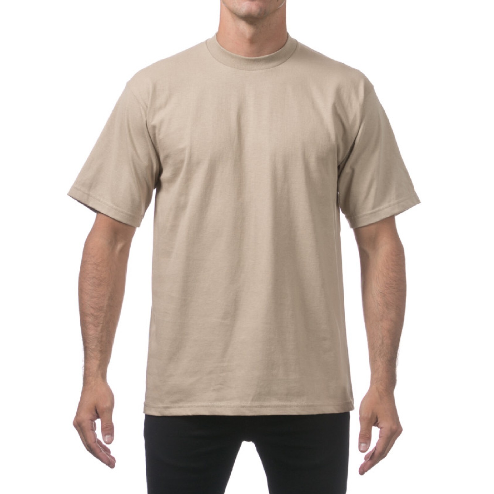 3 PACK PROCLUB MENS HEAVYWEIGHT SHORT SLEEVE T SHIRTS PRO CLUB CASUAL COTTON TEE gallery