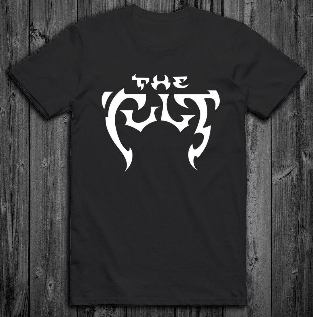 THE CULT Electric Logo T-Shirt 80s English Alternative Rock Band on S-6XL Tee
