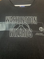 NBA Washington Wizards Men’s Short Sleeve Crewneck T-Shirt 3XL Black