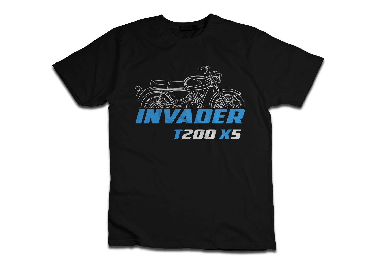 Suzuki T200 X5 Invader 1967-1971 - Motorcycle T-Shirt for Riders gallery