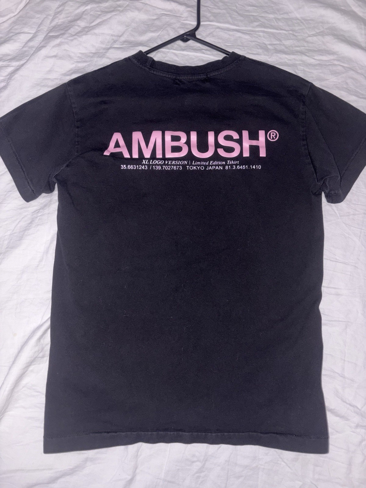 Ambush black T-Shirt Size Small Bape Supreme Stussy Fragment