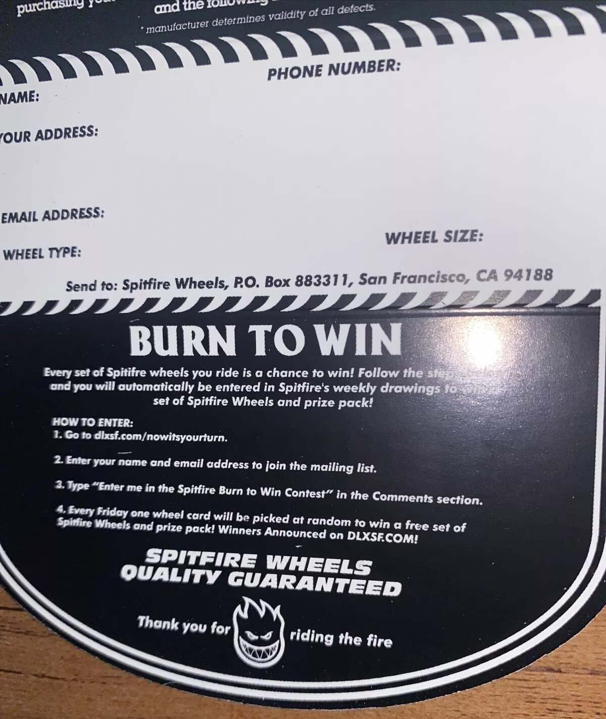 2 Rare Supreme 2021 Sample Harley Davidson Cease And Desist Spitfire Skateboard gallery