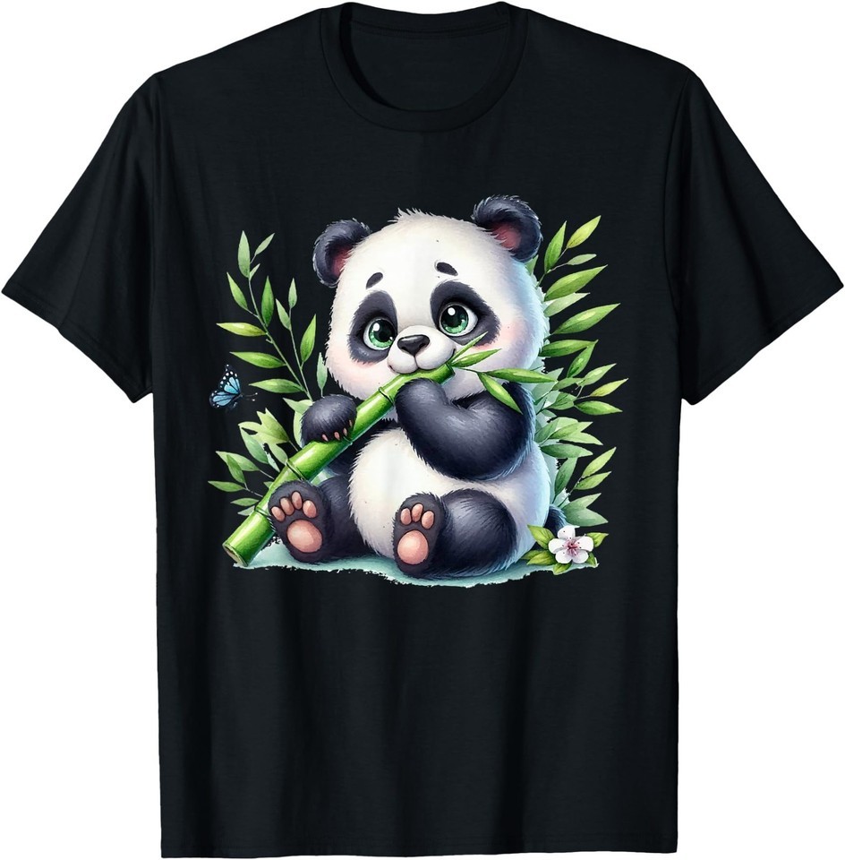 Watercolor Panda T-Shirt gallery