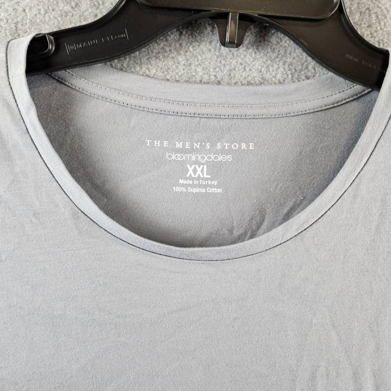 The Men's Store at Bloomingdale's Supima Cotton Tee Men's XXL Blue Gray Pullover gallery