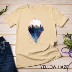 Funny Geometric Mountain Abstract Geometry Outdoor Gifts T-Shirt Unisex T-shirt