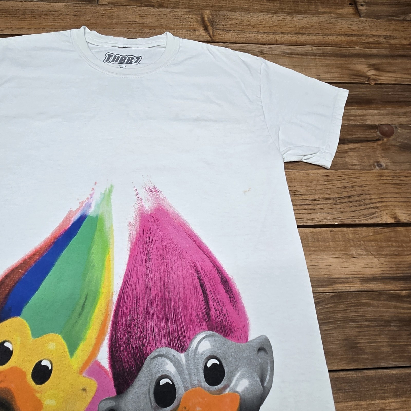 Trolls True Harmony With Many Colourful Trolls Tubbz T-Shirt Medium gallery
