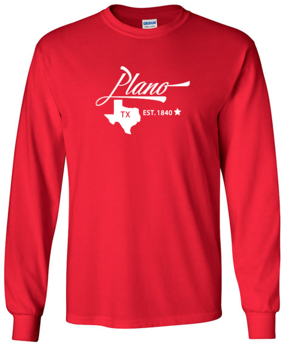 Plano Texas State T-Shirt Long Sleeve Graphic Tees Unisex Apparel Design gallery