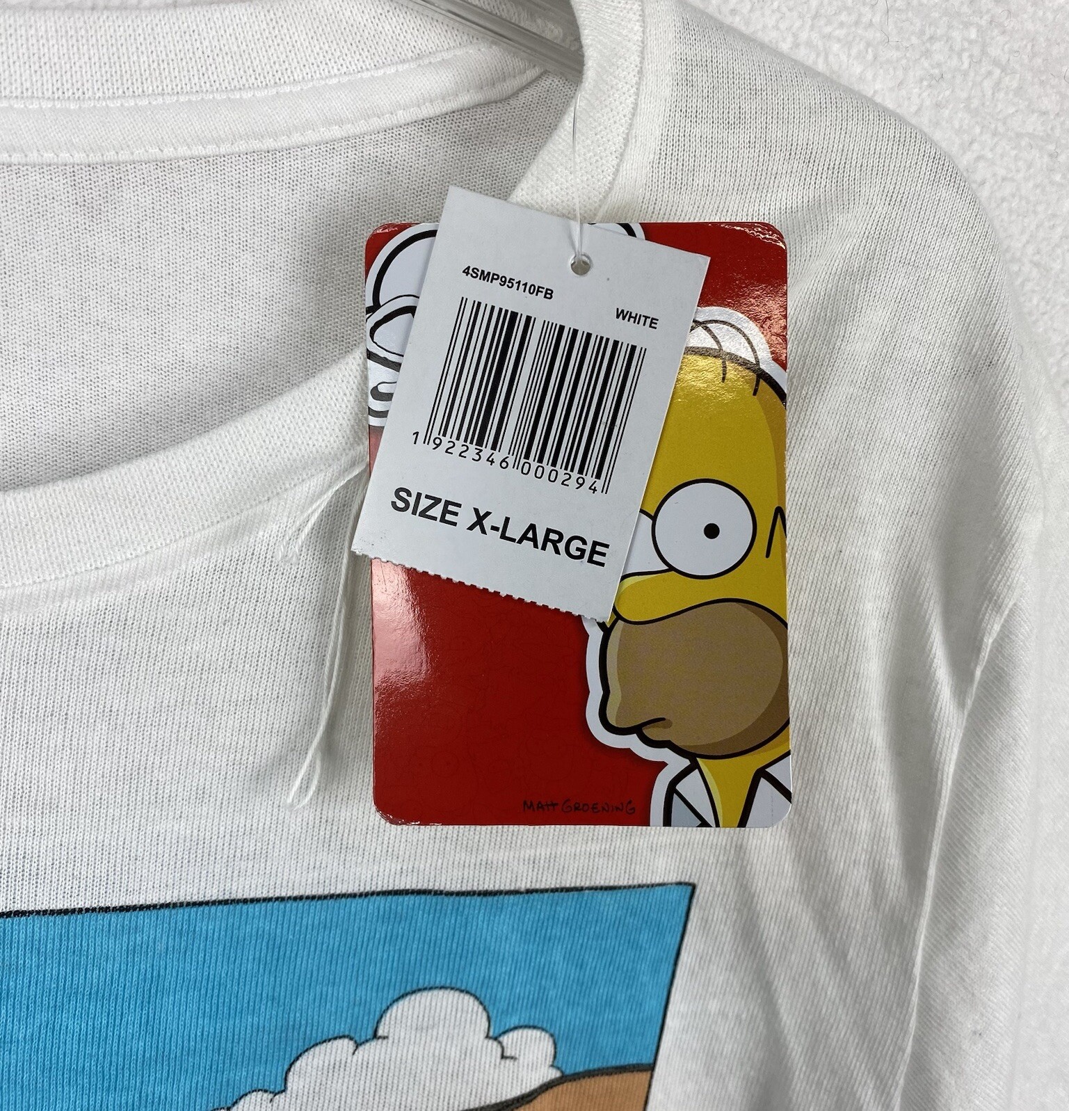 THE SIMPSONS Homer and Krusty on Tiny Bike Krusty Studios XL T Shirt NEW w/ TAG gallery