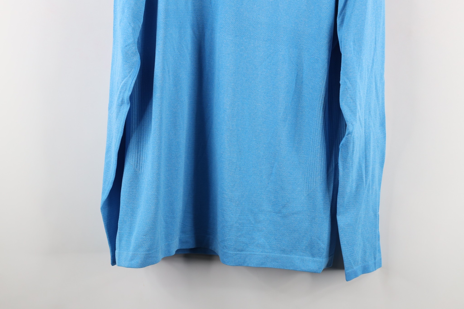 Lululemon Mens L Running Jogging Gym Metal Vent Tech Long Sleeve T-Shirt Blue gallery