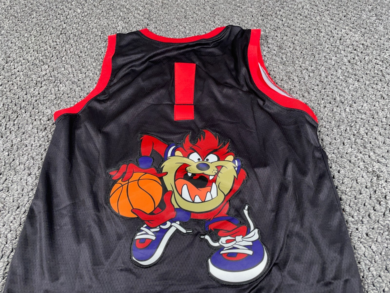 Retro Space Jam Tasmanian Devil Basketball Jersey Adult Medium Tune Squad gallery