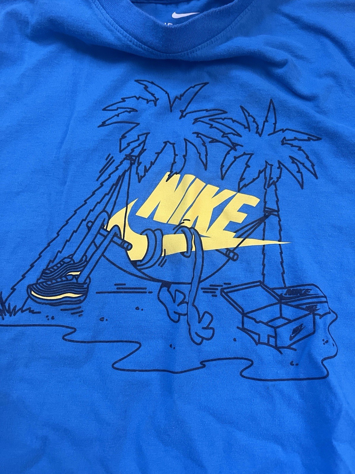 Vintage Nike Air Max 97 swoosh hammock Palm Tree Hawaii Island t shirt S gallery