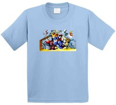 Mega Man 2 Video Game NES Robot Bosses T Shirt