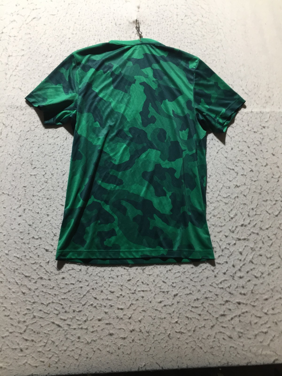 Tek Gear Dry Tek Shirt Mens S Small Green Camouflage Digital Crew Neck Short Slv gallery