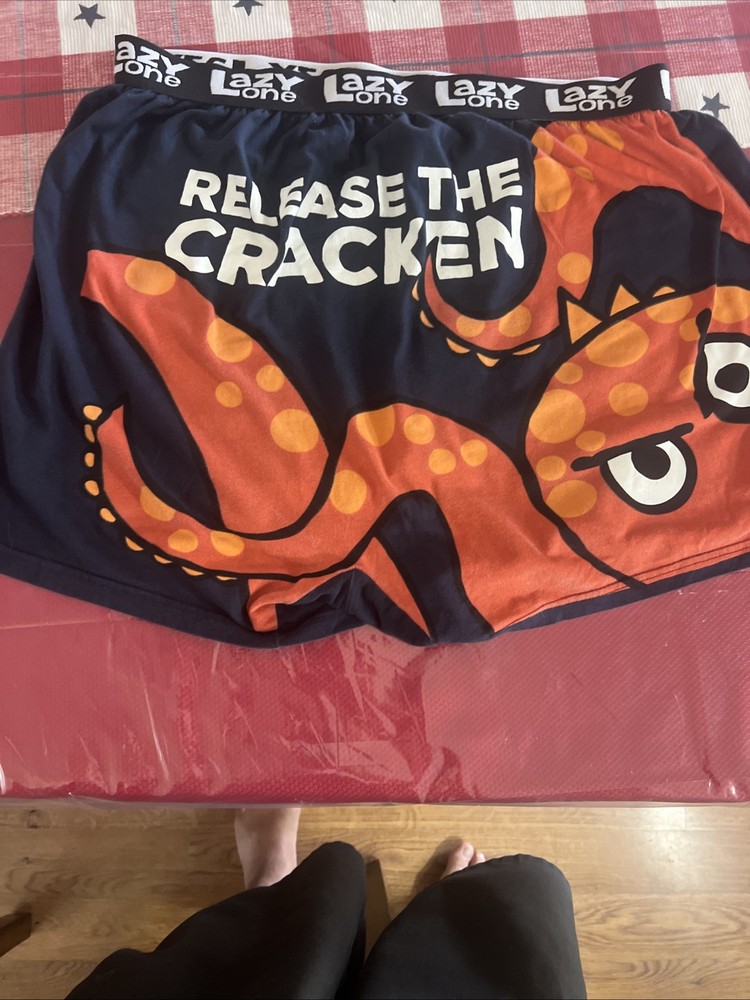 Lazy One Boxers “Release the Cracken” Mens XL SUPER CLEAN!