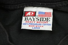 Bayside Hollywood Teamsters Shirt Mens Large Black Grinding Trucker Graphic Tee