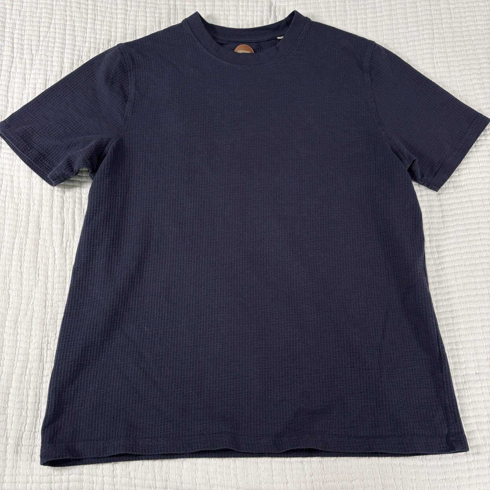 Common People Ottoman T Shirt Medium Blue Short SleeveTextured Elevated Basics gallery