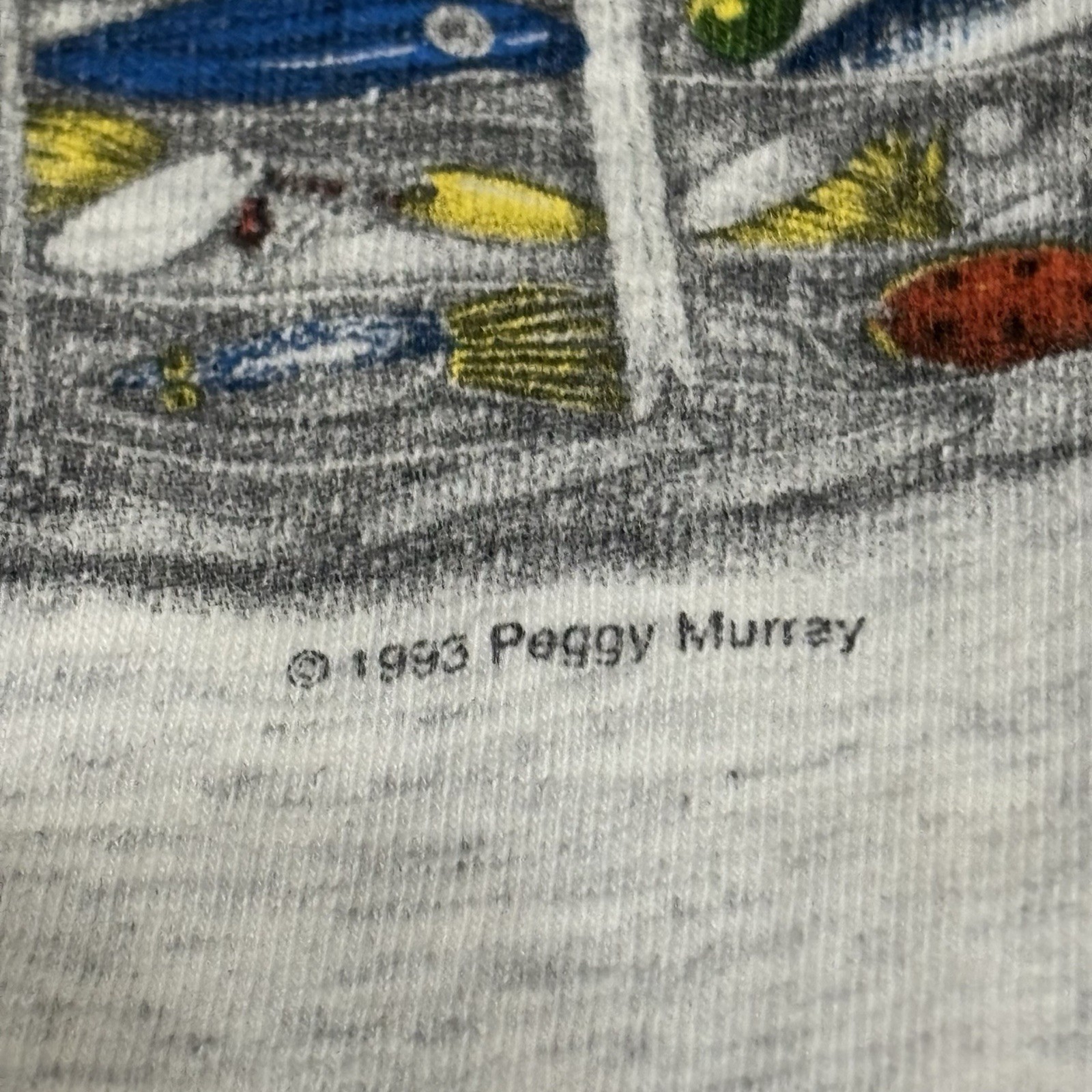 So Many Lures So Little Time Oneita Graphic T Shirt Men's Size XXL Made In USA gallery