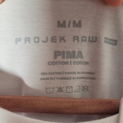 NWT Pima Cotton Projek Raw Plain White T Men’s Medium