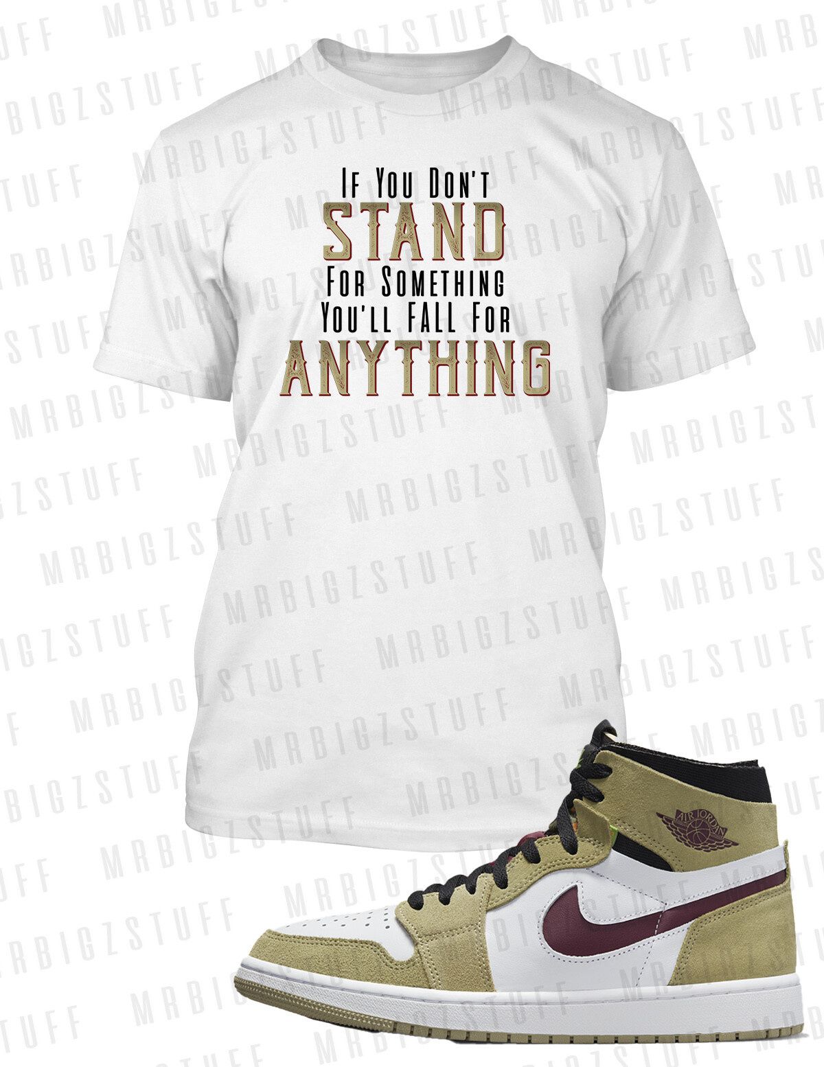 Pro Club Shaka RTP T Stand for Something Graphic Tee Shirt to Match J1 Street gallery