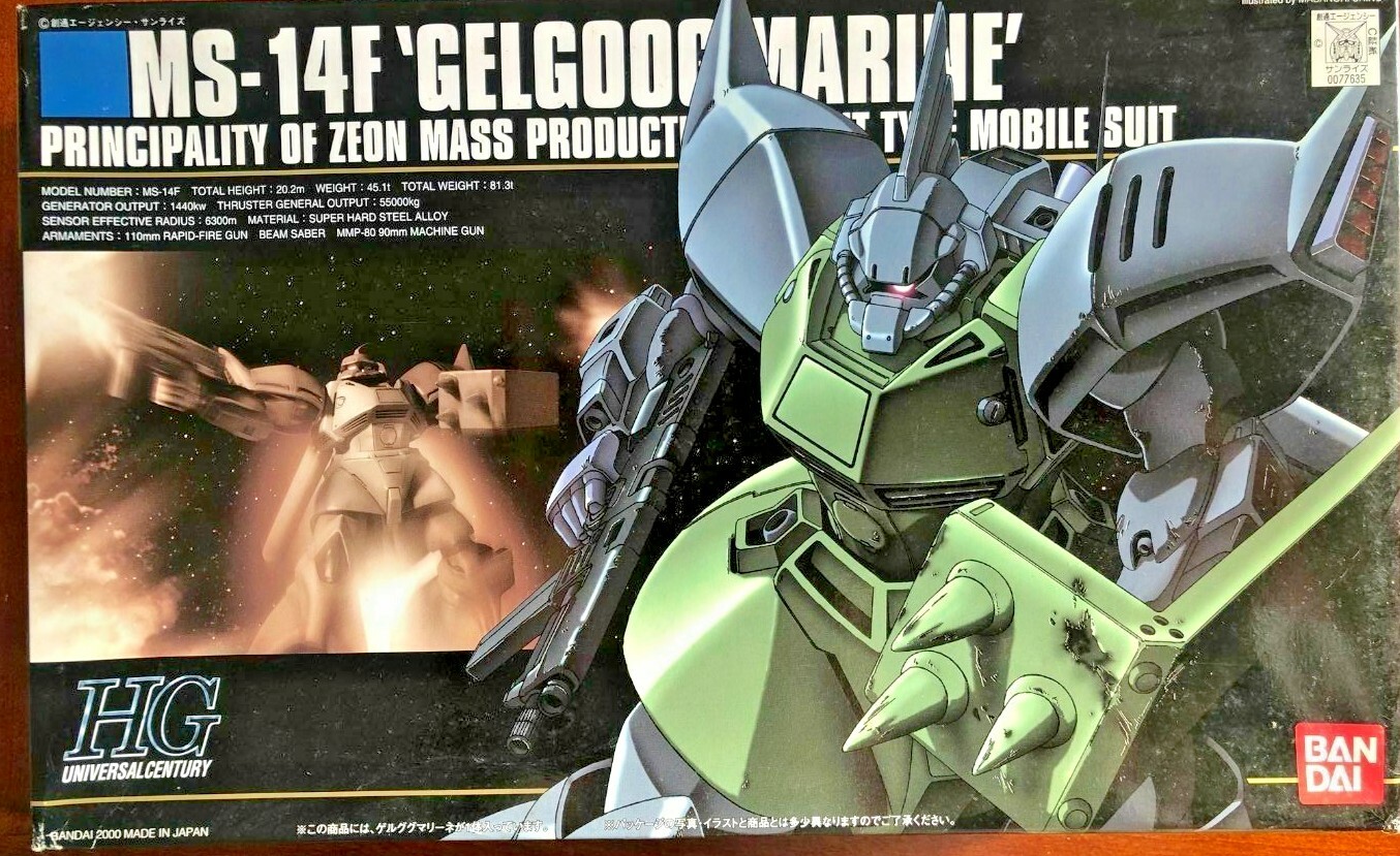 HGUC 016 MS-14F Gelgood Marine 1/144 Bandai 2000 (Last One!)