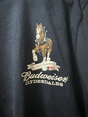 Budweiser Clydesdales M Short Sleeve King of Beers American Graphic T-Shirt NWT