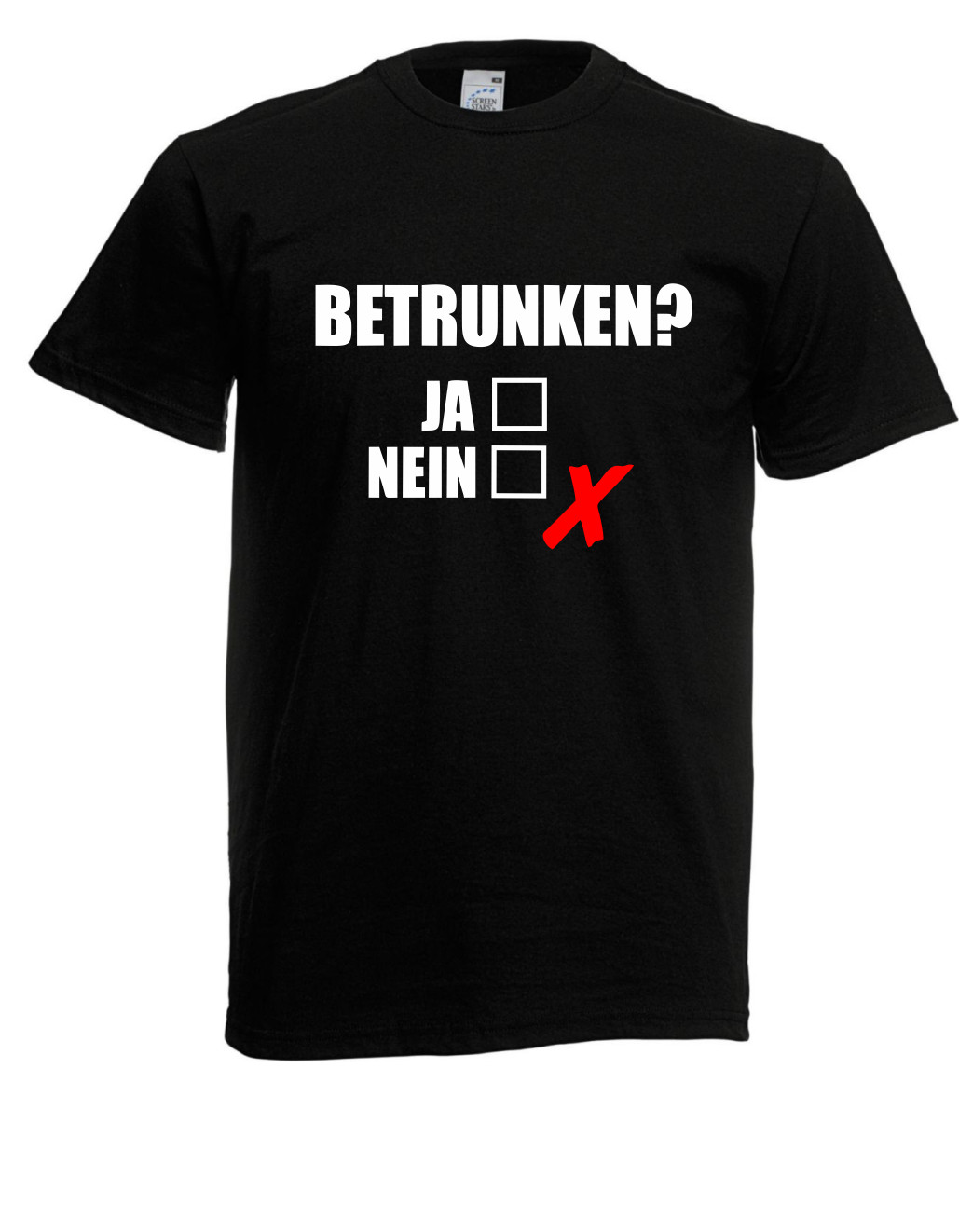 Herren T-Shirt l Betrunken ja oder nein Kirmes Party Disco l Größe bis 5XL gallery