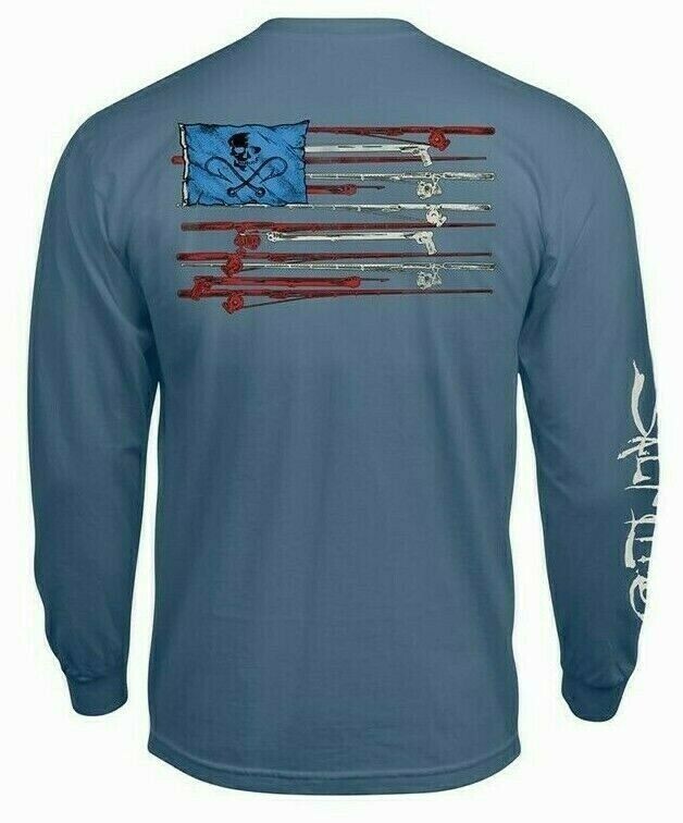 Mens Salt Life Fishermans Glory Graphic Pocket L/S T-Shirt - 2XL/XL/Large - NWT gallery