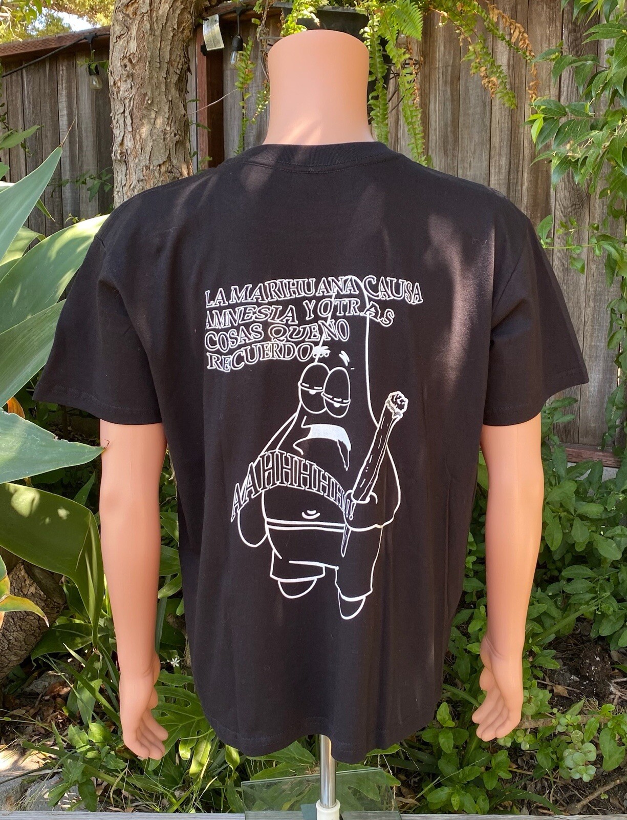 Patrick Star Funny Amnesia T Shirt Double Sided Drug Tee Size In Description gallery