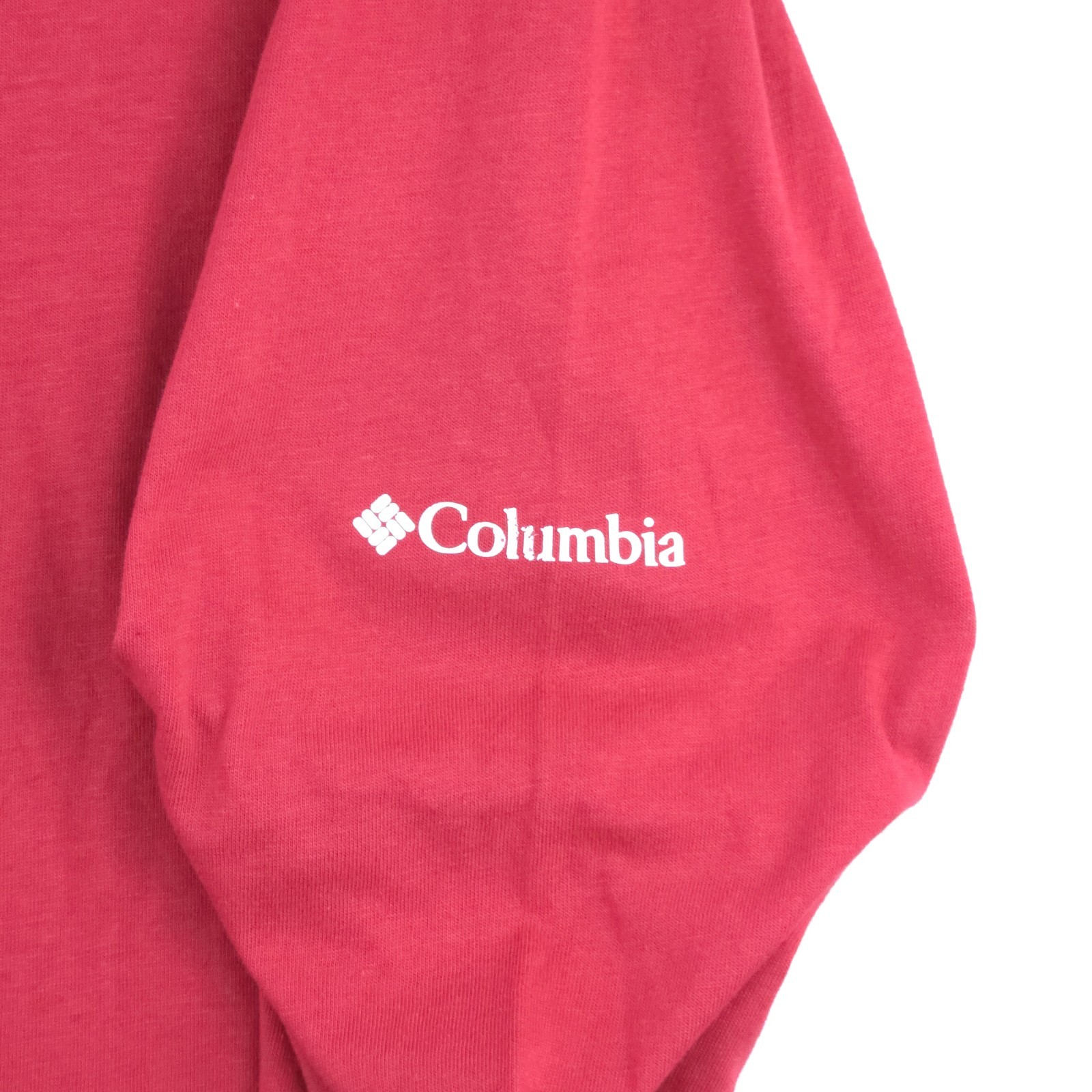 Columbia Mens L Red Long Sleeve Graphic T Shirt Hammock Camping Outdoor Tee Logo gallery