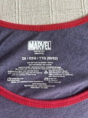 Marvel Deadpool Pool Party Graphic Print Purple/Red Tank Top Men’s Size 2X
