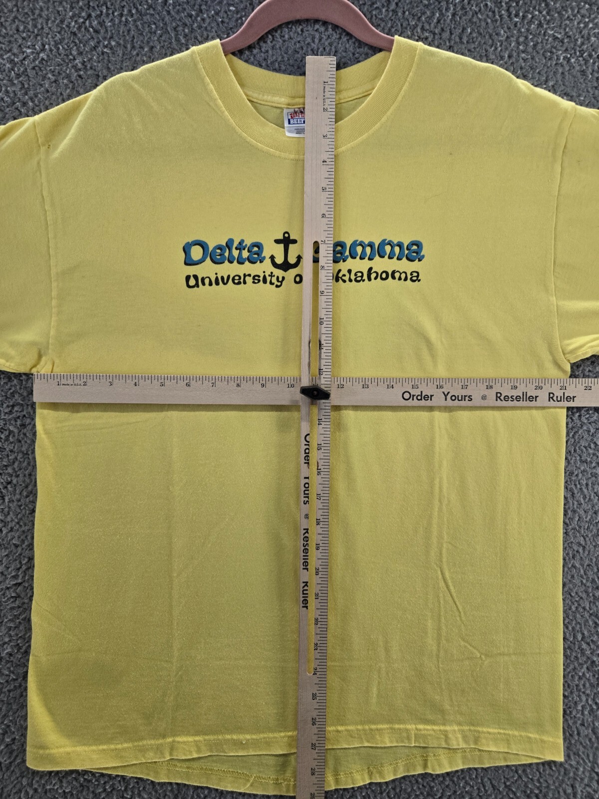 Delta Gamma Shirt Mens Large University of Oklahoma 2001 Vintage Y2K Graphic Tee gallery