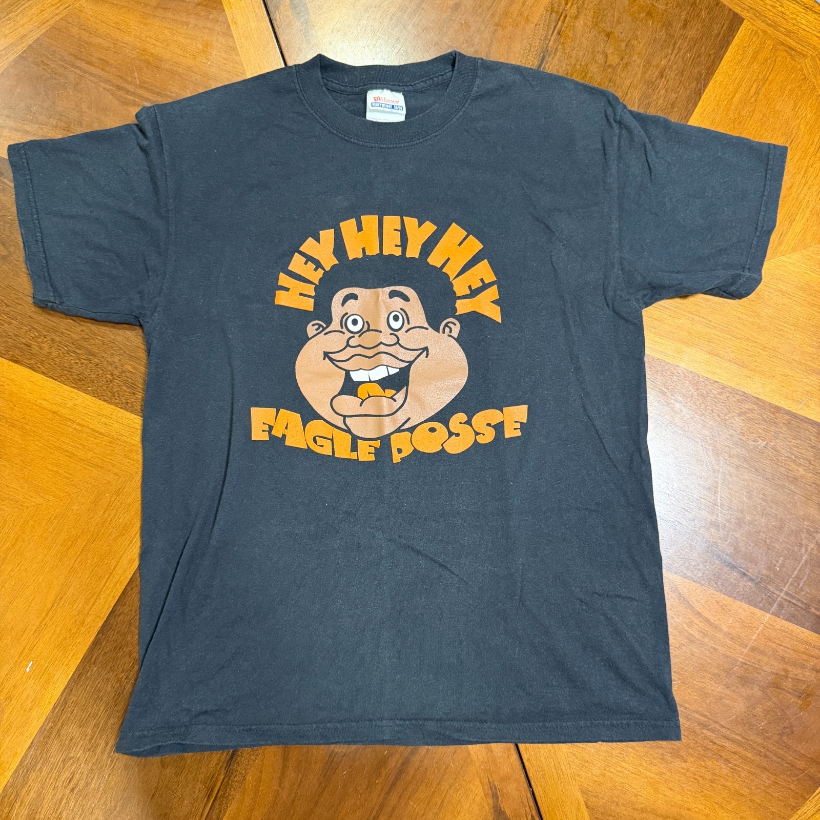 Y2K Vintage Fat Albert Shirt Mens M Black 90s Cartoon TV Show USA Rare Parody gallery
