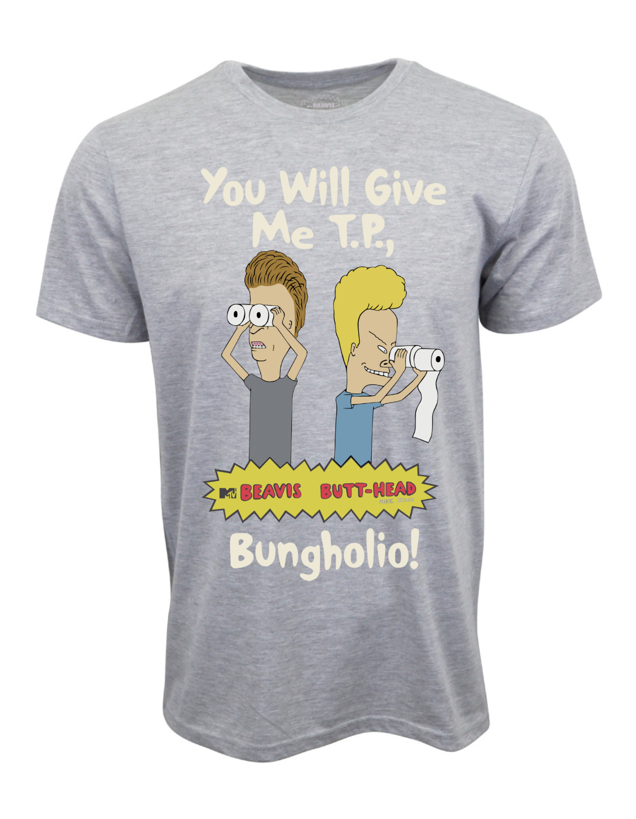 BEAVIS AND BUTT HEAD BUNGHOLIO! OFFICIAL LICENSE GRAHIC TEE gallery