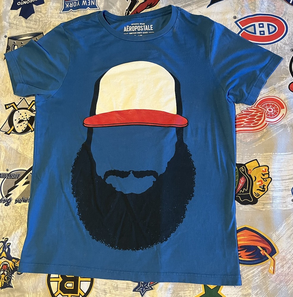 Aeropostale Trucker Hat Beard Men’s L T-Shirt