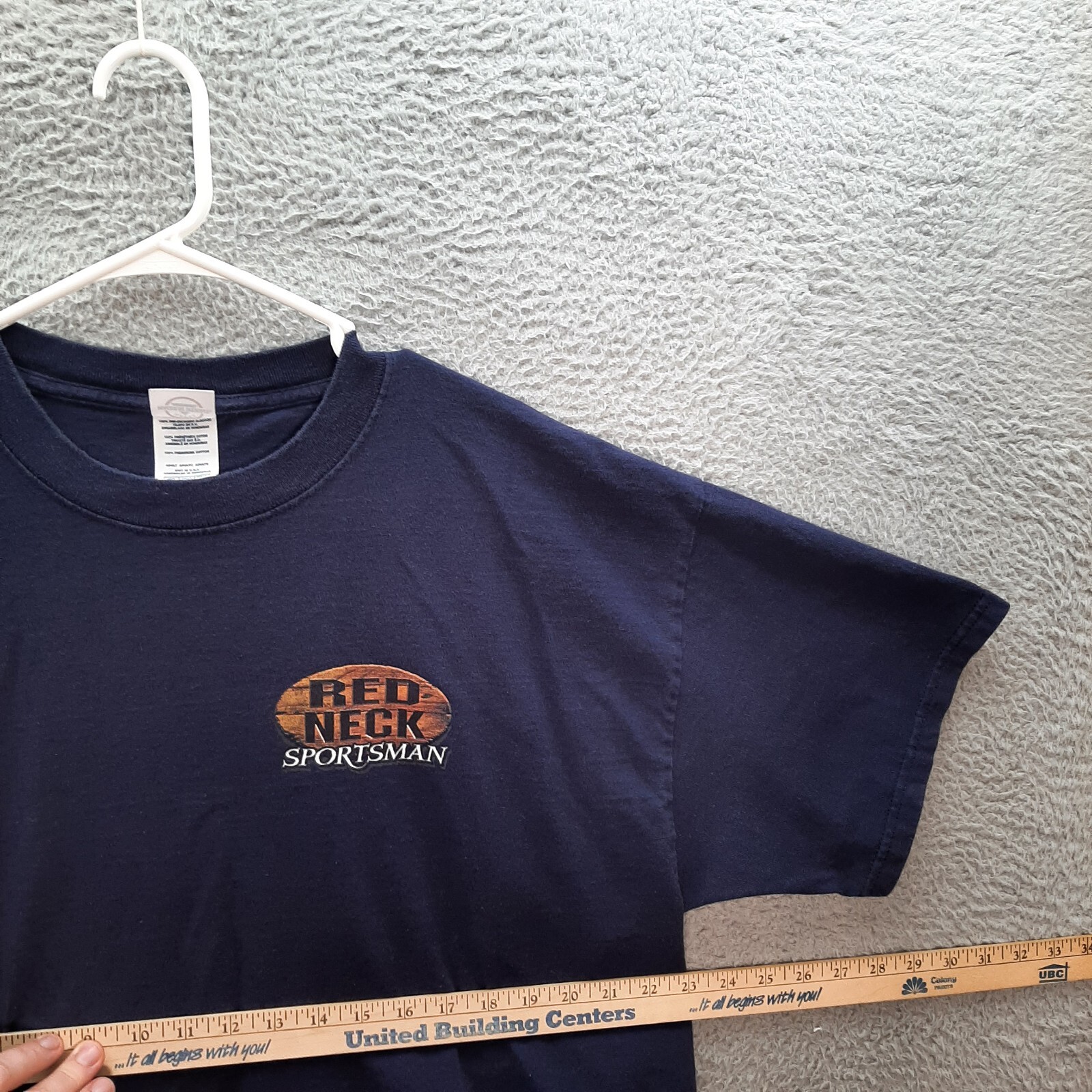 Vintage Delta Shirt Adult Extra Large Blue Redneck Sportsman Humor Outdoors Y2K gallery