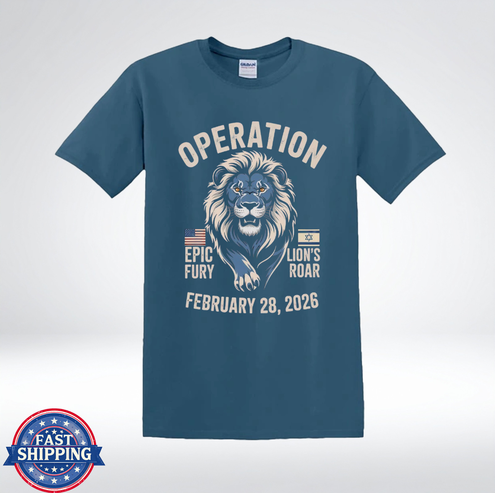 Operation Epic Fury Lion Graphic Patriotic 2026 T-Shirt gallery