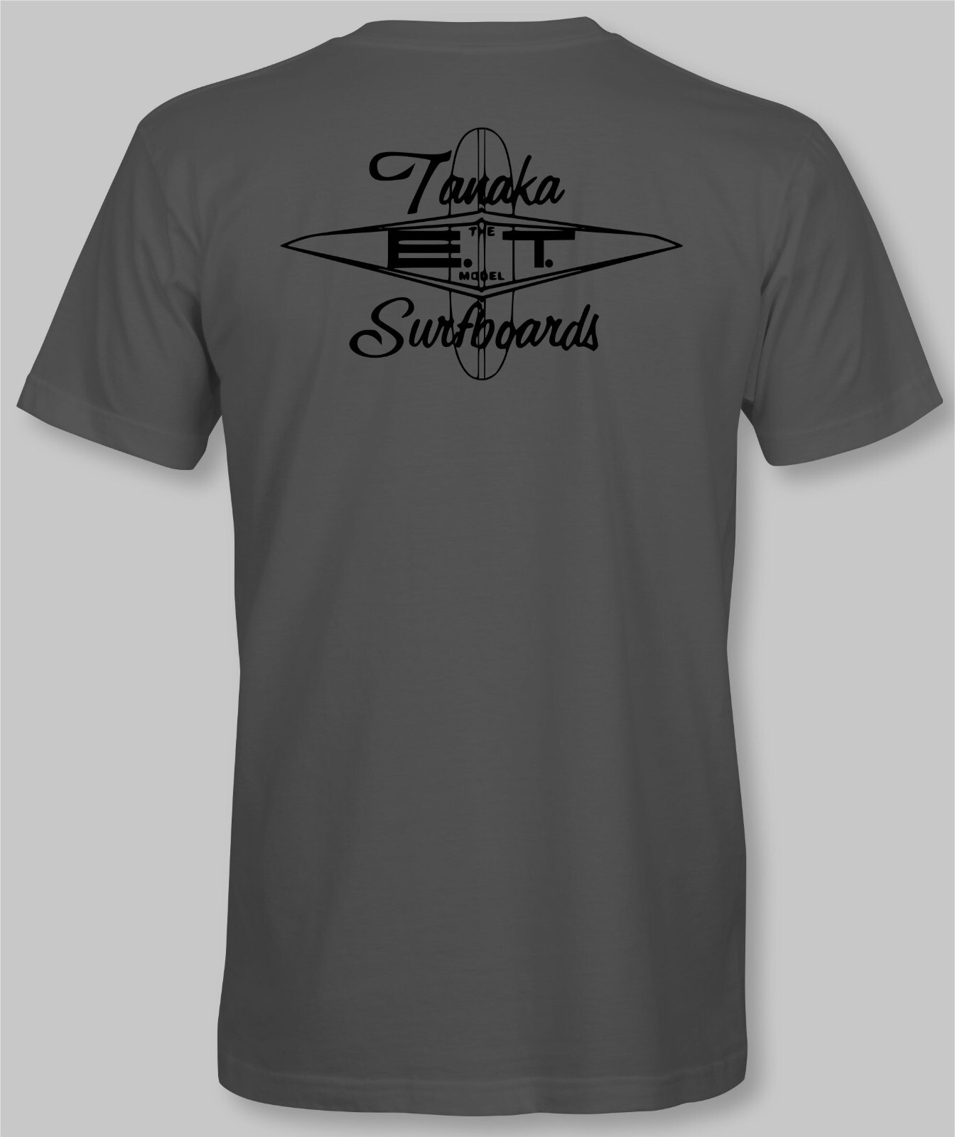 E.T. ERNIE TANAKA SURFBOARDS Retro T-Shirt surf surfing california hawaii gallery