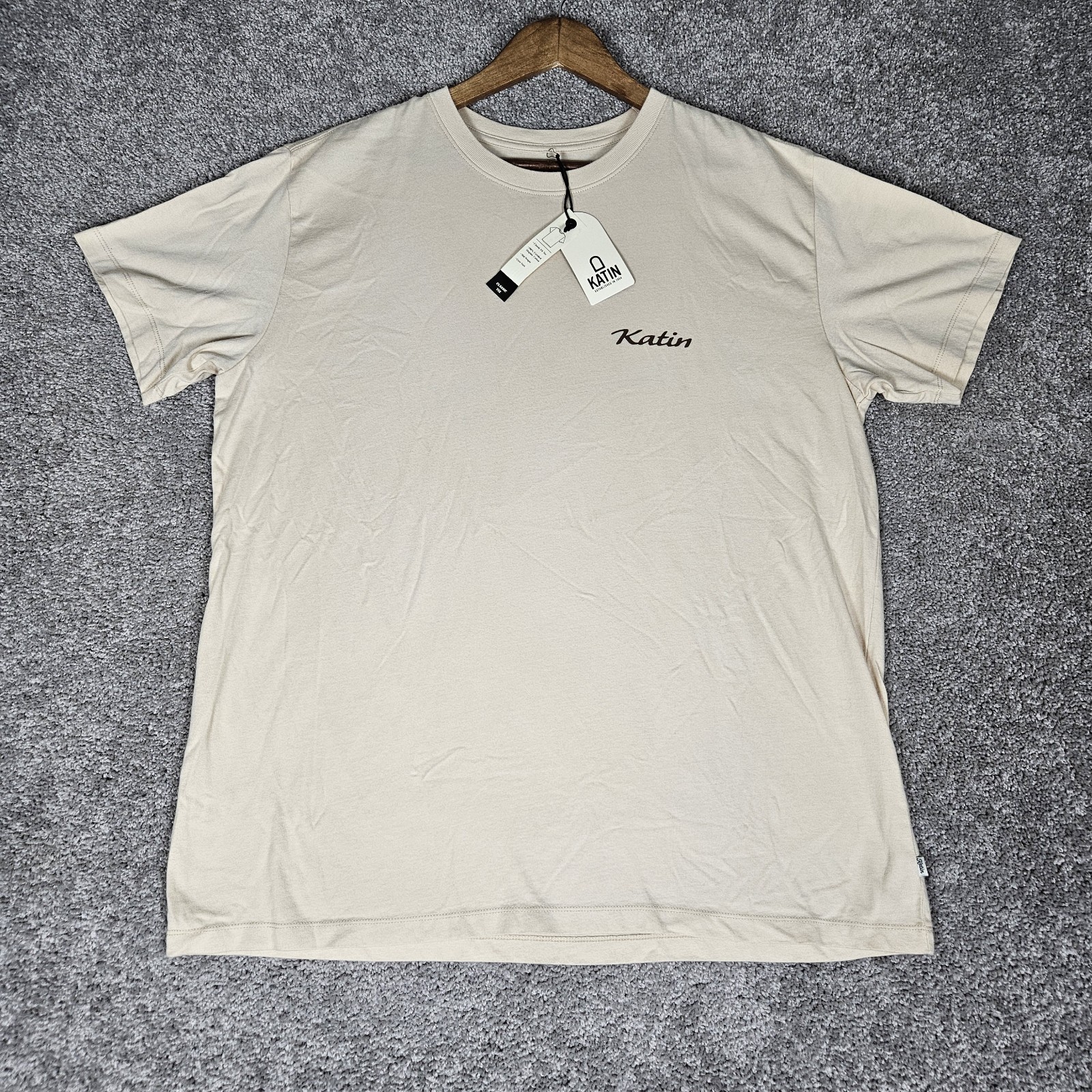 Katin Shirt Mens XL Brown T-Shirt Stairway Tee Gorpcore Organic Cotton gallery