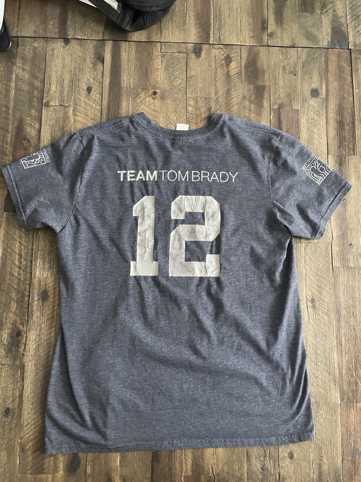 Team Tom Brady x Best Buddies T-Shirt (Men's Large) Sillohuette 2-Sided #12 TB12 gallery