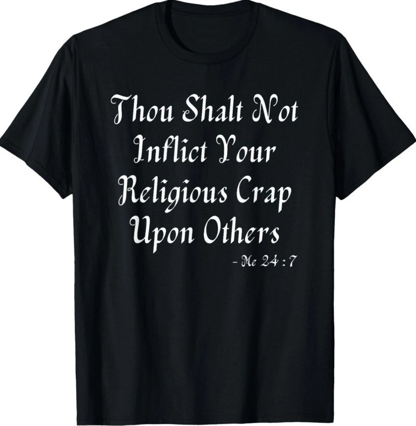 new, Funny Anti Religion Pun Pro Science Pro Facts Funny Atheist T-Shirt