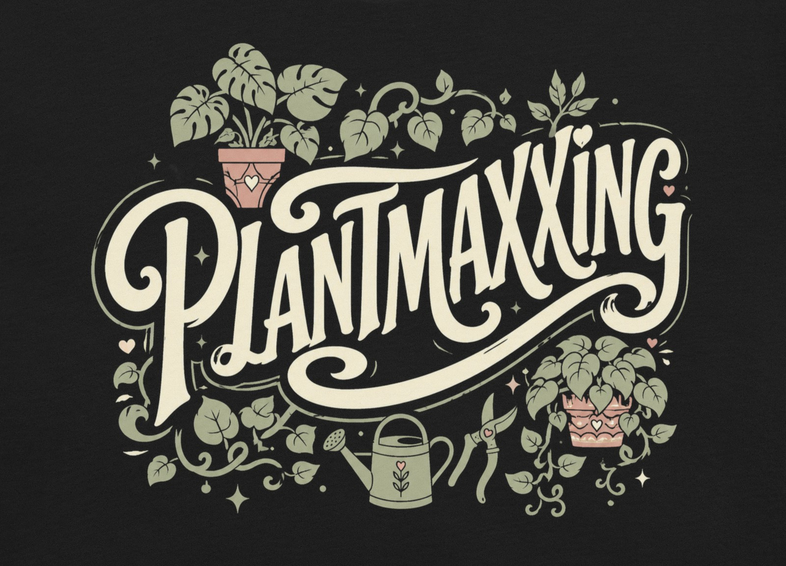 PLANTMAXXING Shirt Retro Houseplant Plant Lover Gardener Gardening Tee XS-5XL gallery