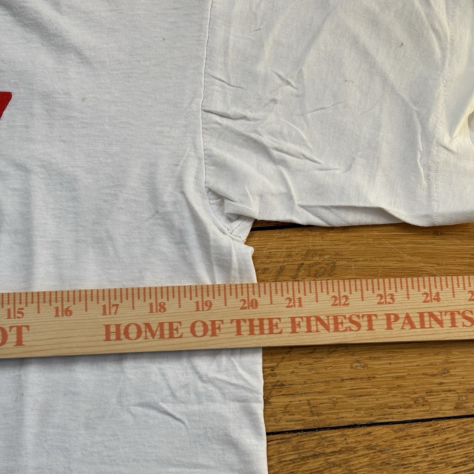 Vintage 80s Hong Kong Shirt China Tourist Single Stitch White Size Small gallery