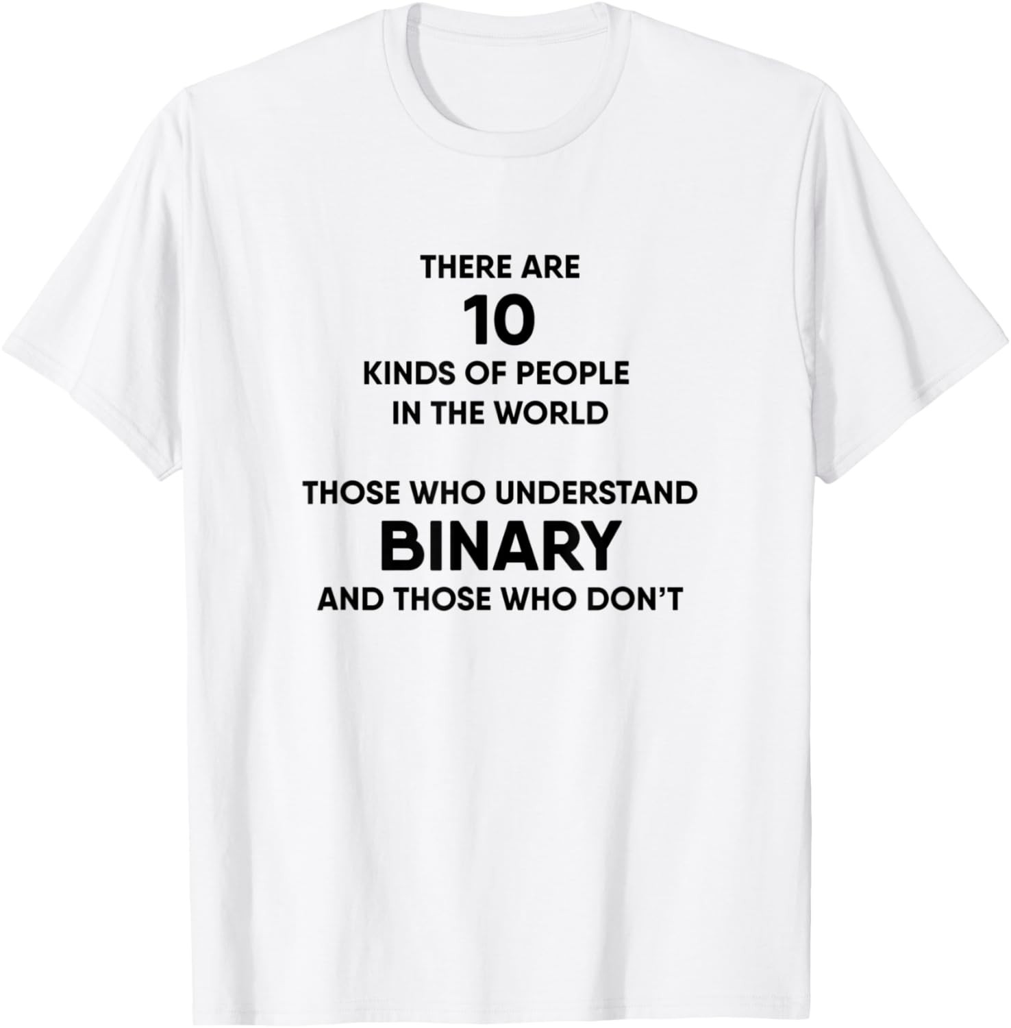 Programmer Binary Funny Computer Nerd Geek Humor T-Shirt