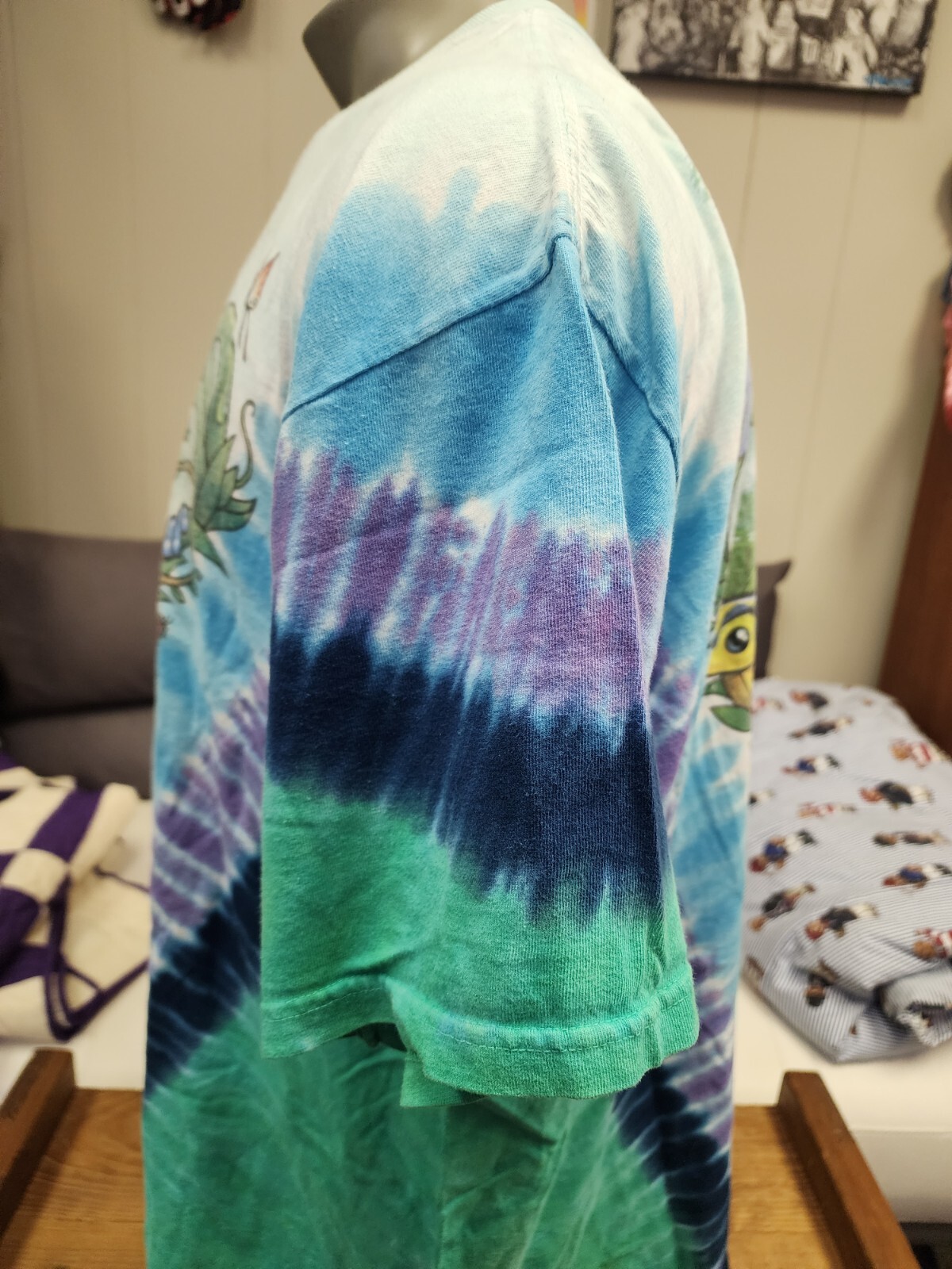 Vtg Unisex 2007 LIQUID BLUE RAINFOREST CAFE T-SHIRT FROGS XXL gallery